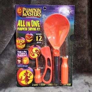 Pumpkin Masters Carving Tool Kit with 12 pcs All in One Pumpkin Carving Kit